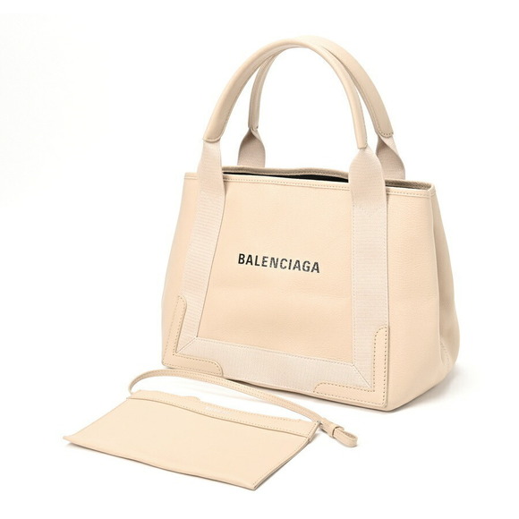 Balenciaga Blue Cabas S Tote Bag Beige - Picture 10 of 10